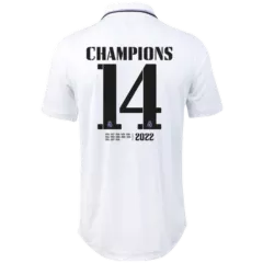 Real Madrid Jersey Jersey CHAMPIONS #14 Custom Home Soccer Jersey 2022/23 - bestsoccerstore