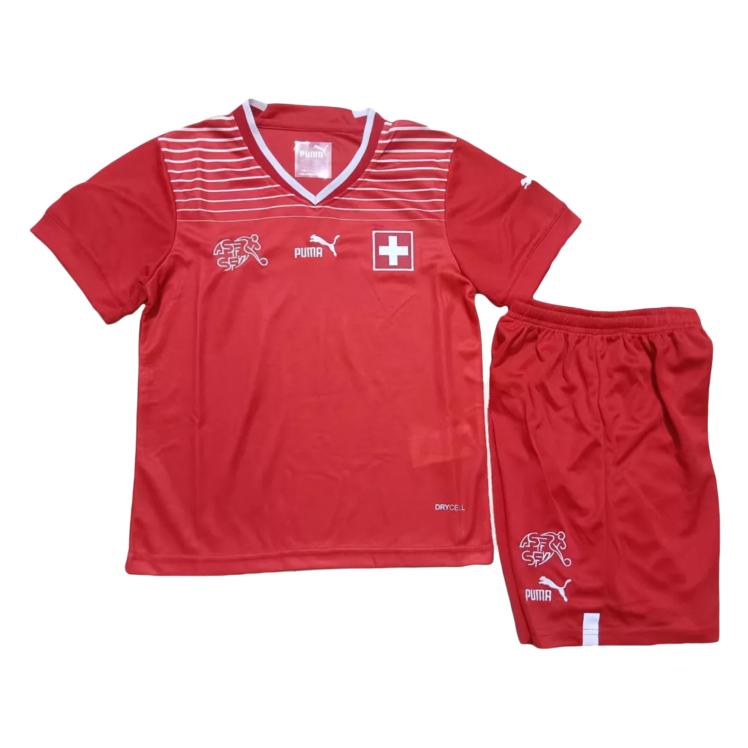 Switzerland Home Soccer Jersey World Cup Jersey 2022 - bestsoccerstore