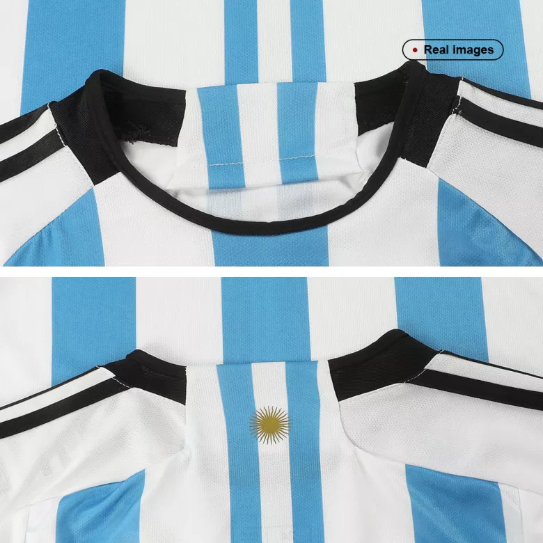 Kid's Argentina Whole Kits Custom Home Soccer Kit 2022 - bestsoccerstore