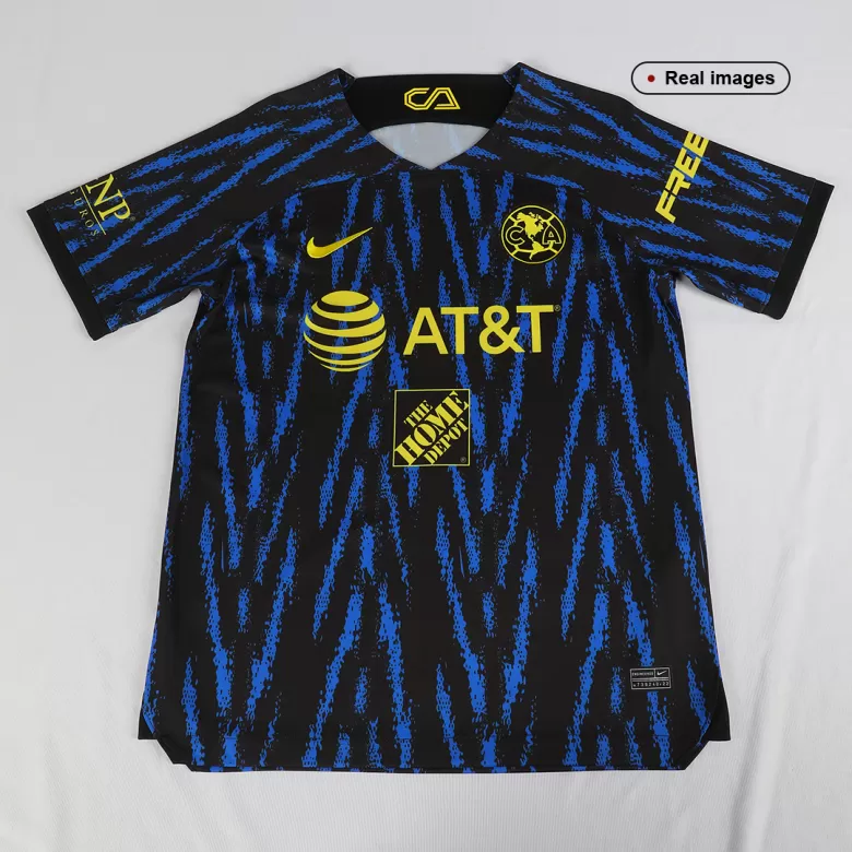 Men's Authentic Club America Aguilas Away Soccer Jersey Shirt 2023