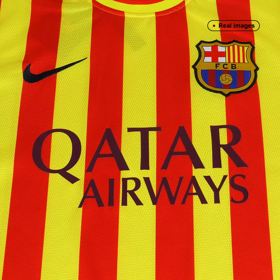 Barcelona Jersey Custom Away Soccer Jersey 2013/14 - bestsoccerstore
