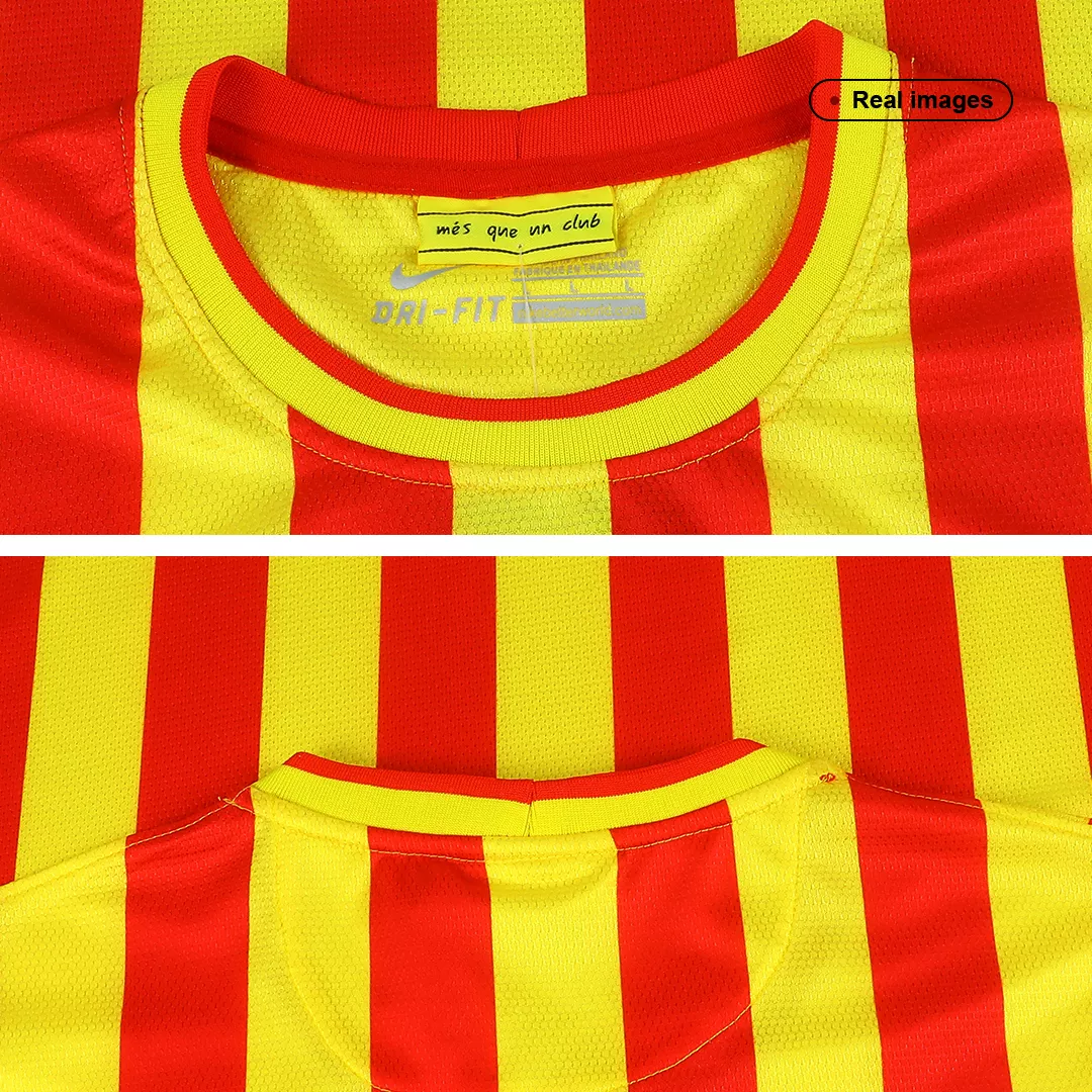 Barcelona Jersey Custom Away Soccer Jersey 2013/14 - bestsoccerstore