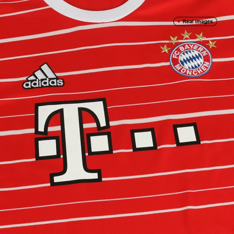 Men's Adidas Red Bayern Munich 2022/23 Home Authentic Custom Jersey Size: Small