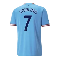 Manchester City Jersey Custom STERLING #7 Soccer Jersey Home 2022/23 - bestsoccerstore