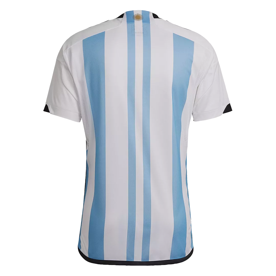 Argentina Home Soccer Jersey Custom World Cup Jersey 2022 - bestsoccerstore