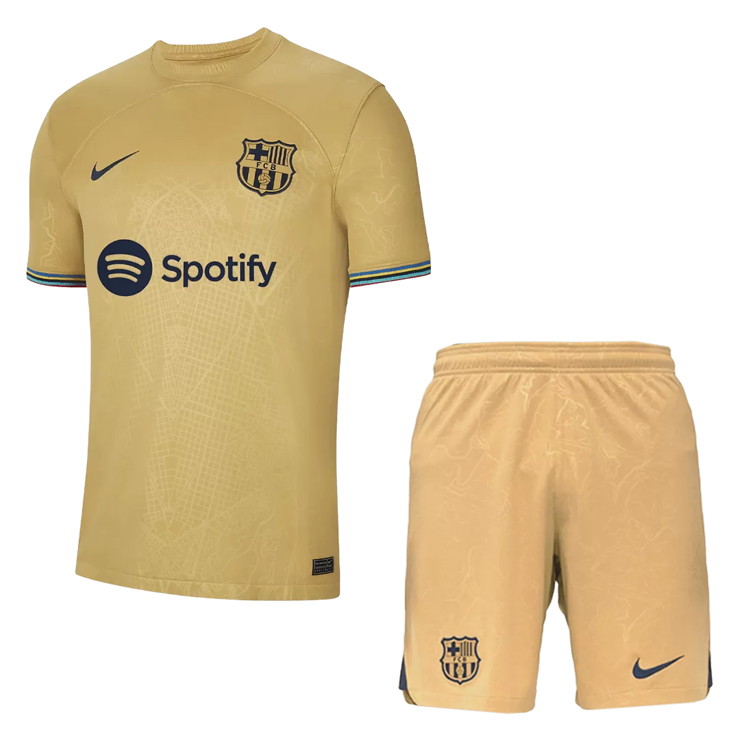Barcelona Jersey Custom Away Soccer Jersey 2022/23 - bestsoccerstore