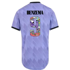 Real Madrid Jersey Custom {[(BENZEMA #9)]} Away Soccer Jersey 2022/23 - bestsoccerstore