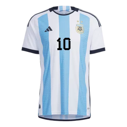 Argentina Jersey Messi #10 Custom Home Soccer Jersey 2022 - bestsoccerstore