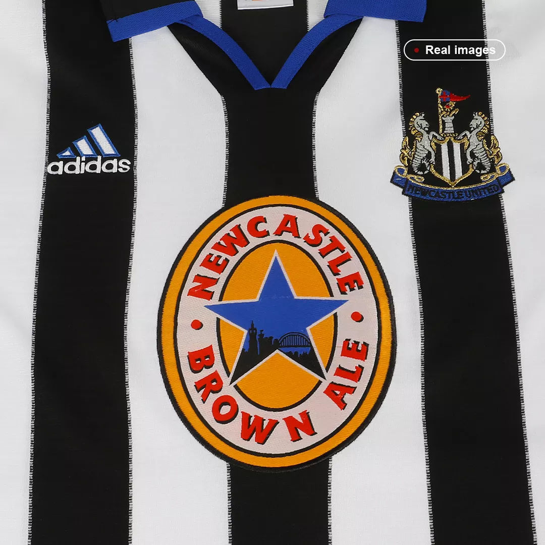 Newcastle United Jersey Custom Home Soccer Jersey 1999/00 - bestsoccerstore
