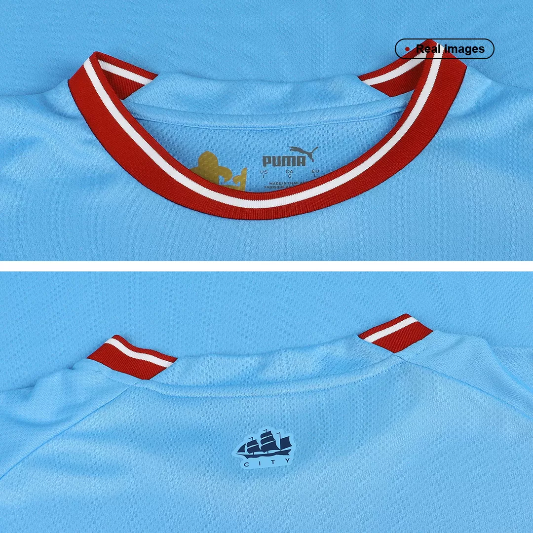 Manchester City Jersey Custom Home Soccer Jersey 2022/23 - bestsoccerstore