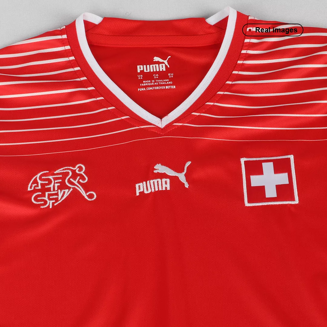 Switzerland Home Soccer Jersey World Cup Jersey 2022 - bestsoccerstore