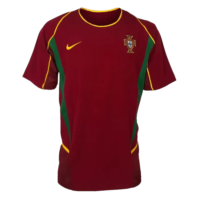 Portugal Retro Jersey Home Soccer Shirt 2002 - bestsoccerstore