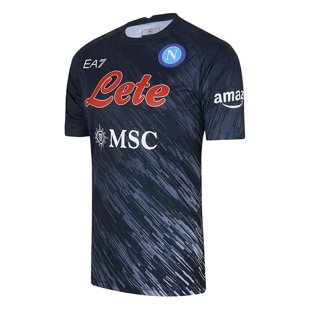 Napoli Jersey Custom Soccer Jersey Acqua Blue 2022/23 - bestsoccerstore