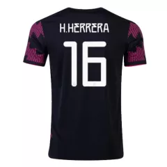 Mexico Jersey Custom Home H.HERRERA #16 Soccer Jersey 2021 - bestsoccerstore