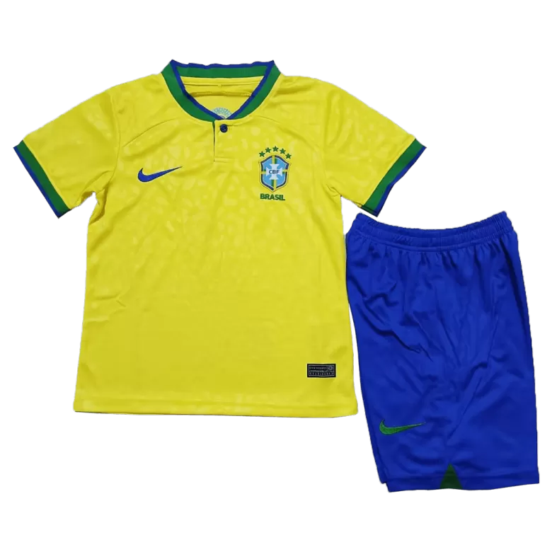 Brazil No20 R.Caio Home Kid Soccer Country Jersey