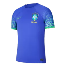 Brazil Away Soccer Jersey Custom World Cup Jersey 2022 - bestsoccerstore