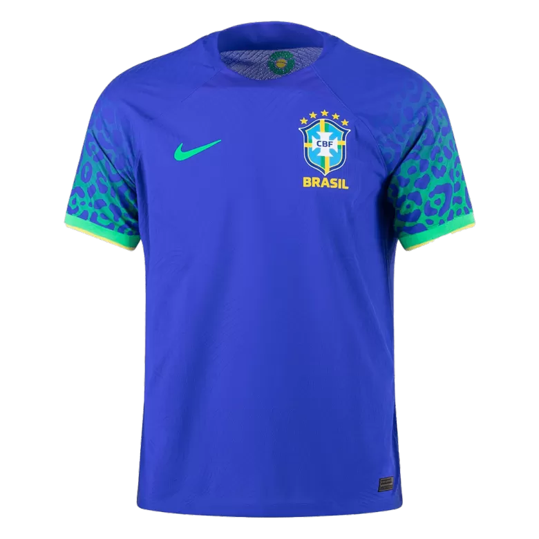 NEYMAR JR #10 Brazil Away Blue Fans Jersey 2022/23