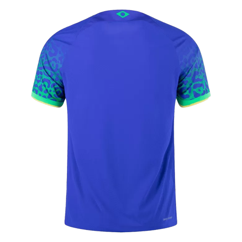 Brazil Away Soccer Jersey Custom World Cup Jersey 2022 - bestsoccerstore