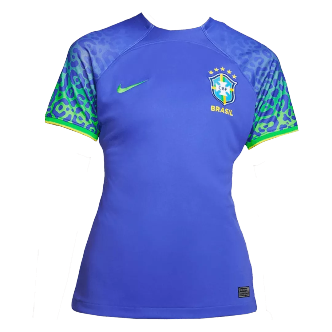 Brazil Jersey Custom Soccer Jersey Away 2022 - bestsoccerstore