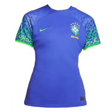 Brazil Away Soccer Jersey Custom World Cup Jersey 2022 - bestsoccerstore