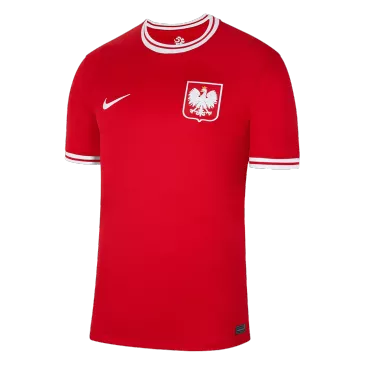 Poland Away Soccer Jersey Custom World Cup Jersey 2022 - bestsoccerstore