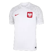 Poland Home Soccer Jersey Custom World Cup Jersey 2022 - bestsoccerstore