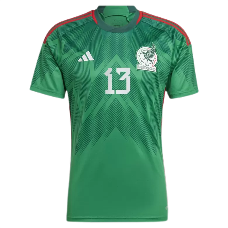 13 G.OCHOA Mexico Green 2022 Qatar World Cup Home Soccer Jersey