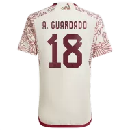 A.GUARDADO #18 Mexico Away Soccer Jersey Custom World Cup Jersey 2022 - bestsoccerstore