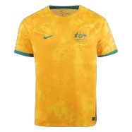 Australia  Home Soccer Jersey Custom World Cup Jersey 2022 - bestsoccerstore