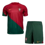 Portugal Home Soccer Jersey Custom World Cup Jersey 2022 - bestsoccerstore