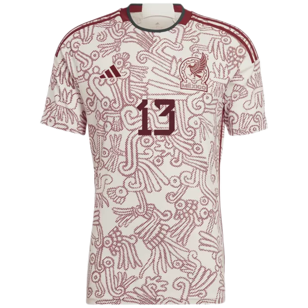 best Mexico #13 G.Ochoa Away Long Sleeves Soccer Country Jersey - Official  FIFA World Cup Qatar 2022™ football Jerseys