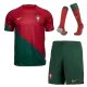 Men's Portugal Whole Kits Custom Home Soccer 2022 - bestsoccerstore