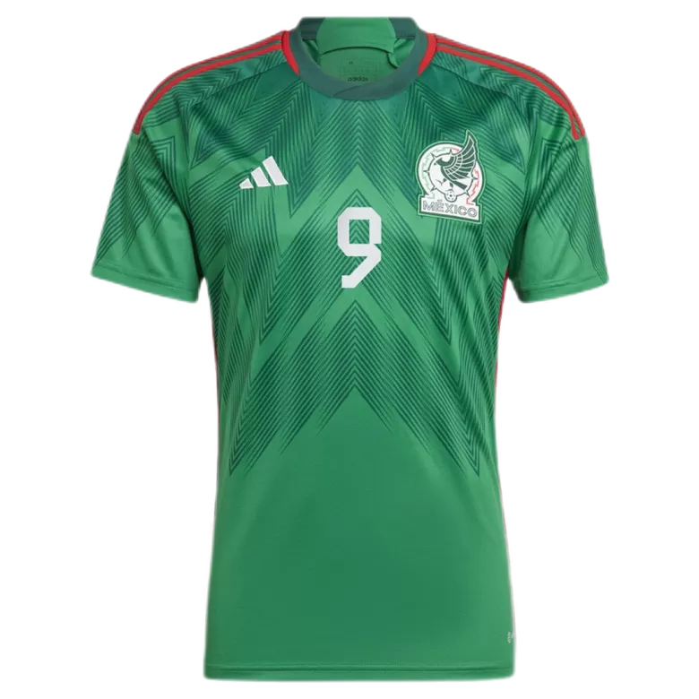 Raúl #9 Mexico Home Soccer Jersey Custom World Cup Jersey 2022 - bestsoccerstore