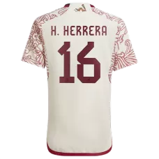 H.HERRERA #16 Mexico Away Soccer Jersey Custom World Cup Jersey 2022 - bestsoccerstore