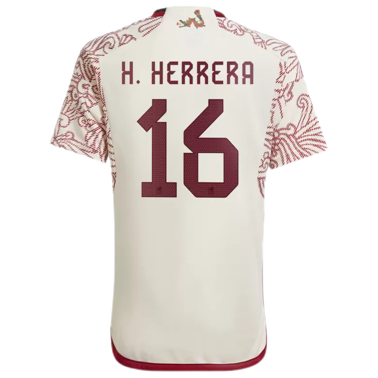 H.HERRERA #16 Mexico Away Soccer Jersey Custom World Cup Jersey 2022