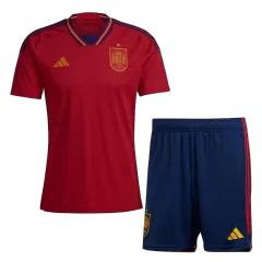 Spain Home Soccer Jersey Custom World Cup Jersey 2022 - bestsoccerstore