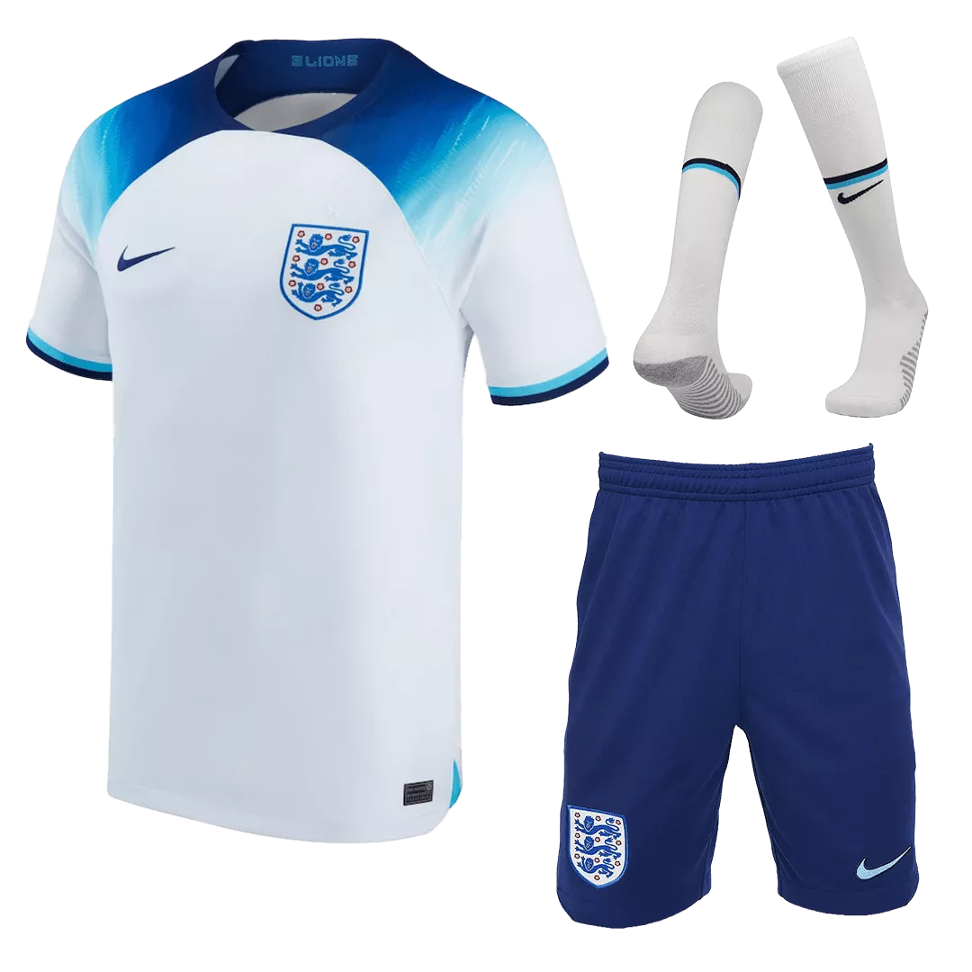 England Jersey Custom Home Soccer Jersey 2022 - bestsoccerstore