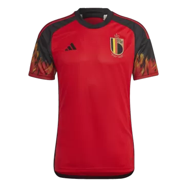 Belgium Home Soccer Jersey Custom World Cup Jersey 2022 - bestsoccerstore