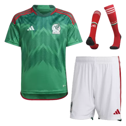 Men's Mexico Whole Kits Custom Home Soccer 2022 - bestsoccerstore