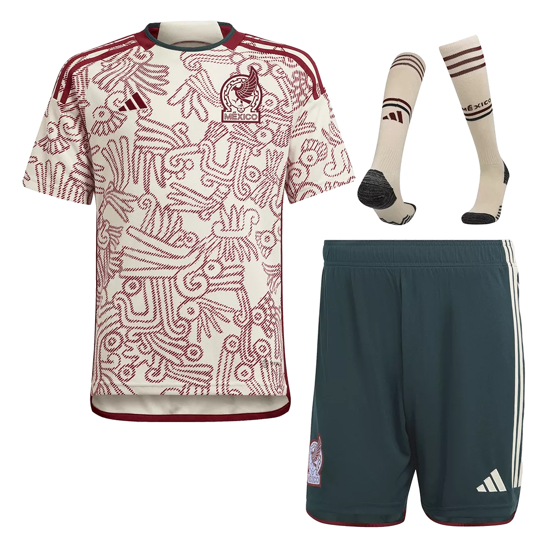 Mexico Away Soccer Jersey Custom World Cup Jersey 2022 - bestsoccerstore