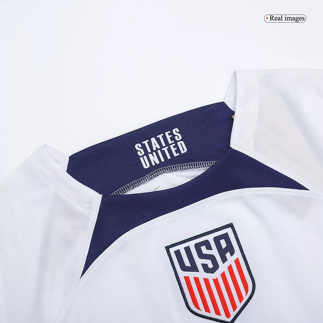 USA Home Soccer Jersey Custom REYNA #7 World Cup Jersey 2022 - bestsoccerstore