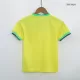 Kid's Brazil Jersey Custom Home Soccer Soccer Kits 2022 - bestsoccerstore