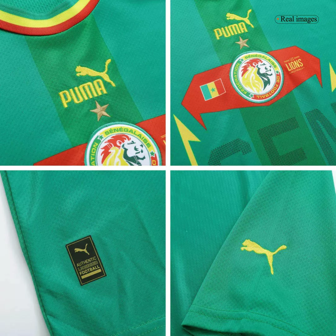 Senegal Away Soccer Jersey Custom World Cup Jersey 2022 - bestsoccerstore