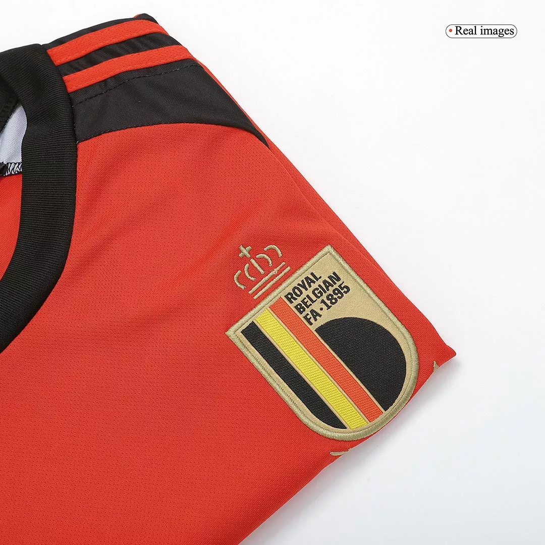 Belgium Home Soccer Jersey Custom E. HAZARD #10 World Cup Jersey 2022 - bestsoccerstore