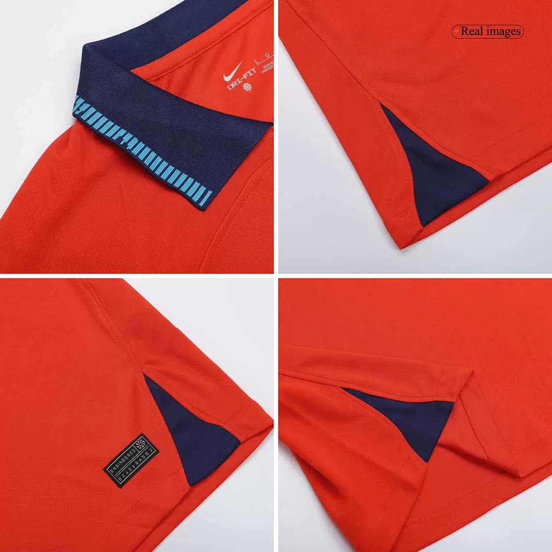 England Away Soccer Jersey Custom World Cup Jersey 2022