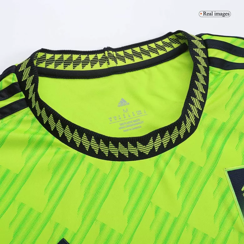 Men's adidas Neon Green Manchester United 2022/23 Third Authentic Custom  Jersey