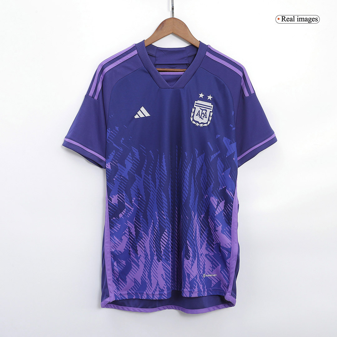 2022 World Cup Argentina Away Jersey (Customizable)