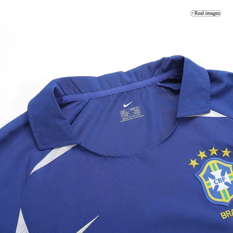 Brazil Retro Jersey Away Soccer Shirt 2002 - bestsoccerstore