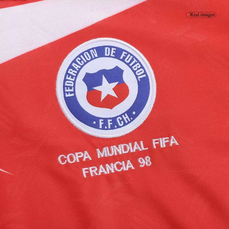 Chile Retro Jersey Home Soccer Shirt 1998 - bestsoccerstore