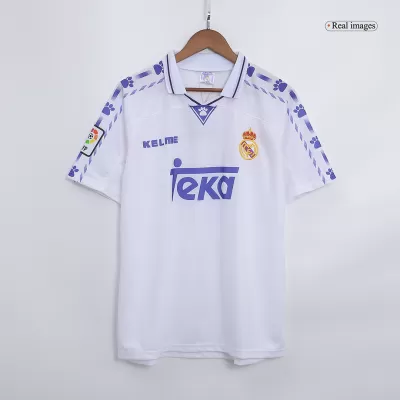 Real Madrid Jersey Home Soccer Jersey 1996/97 - bestsoccerstore